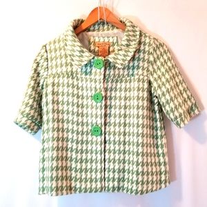 Vintage look Pabis Blue button front jacket